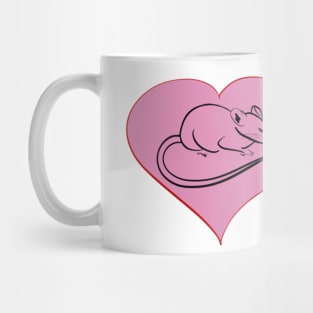 I Heart rat Mug